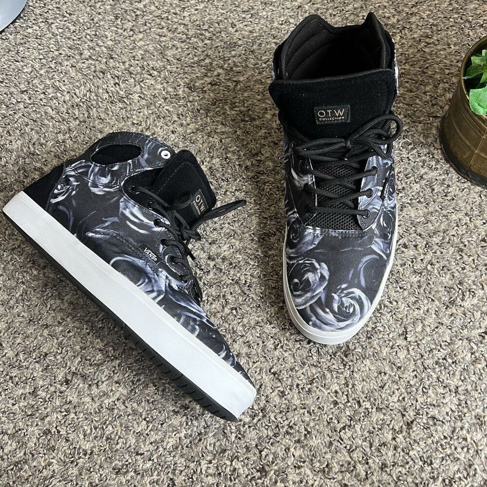 Vans OTW Collection Men's US 13 bushwick rose Black Gray Lace Up Sneakers Shoe
